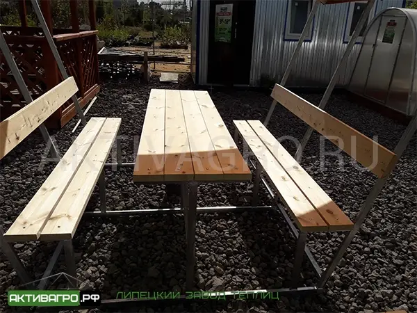 Беседка «Ягодная» (сборная), длина 2 м Беседка «Ягодная» (сборная), длина 2 м