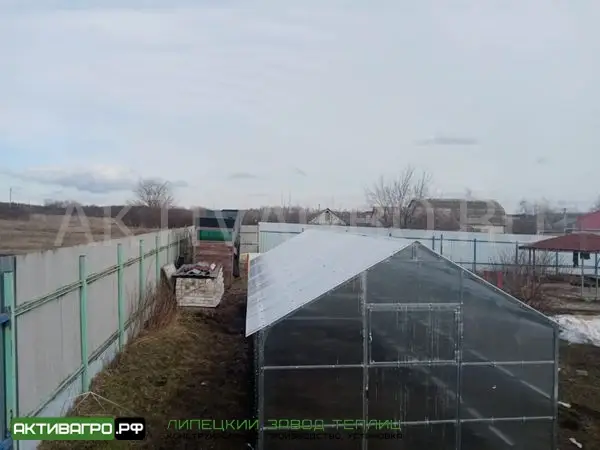Теплица Ударница Англичанка, ширина 3 м, труба 40х20 Теплица Ударница Англичанка, ширина 3 м, труба 40х20